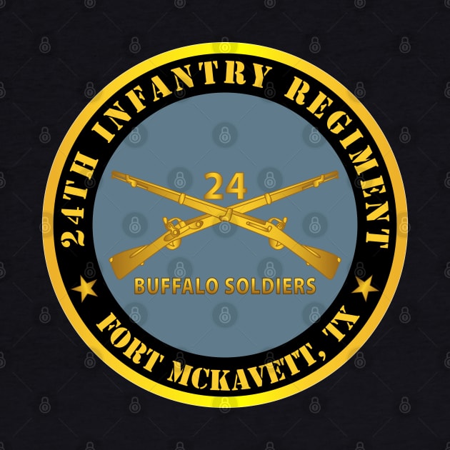 24th Infantry Regiment - Fort McKavett, TX - Buffalo Soldiers w Inf Branch by twix123844